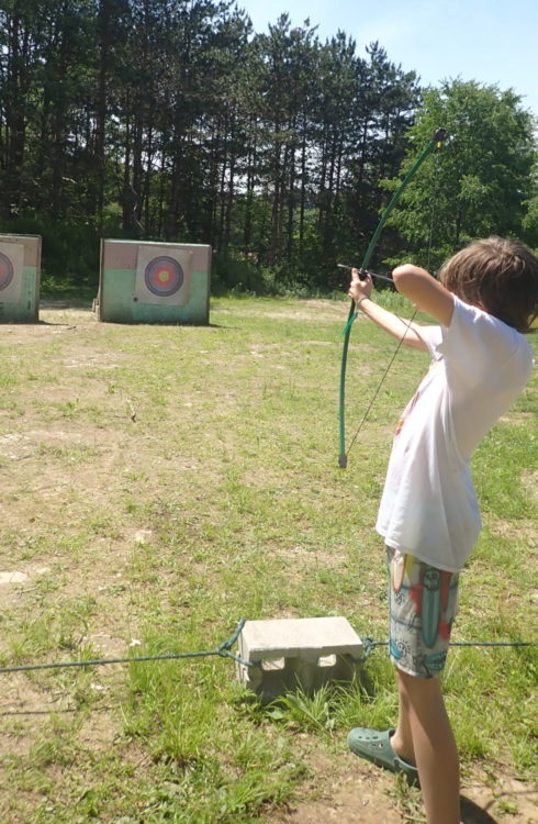 Archery facilities at Youth Adventure Camp (YAC)