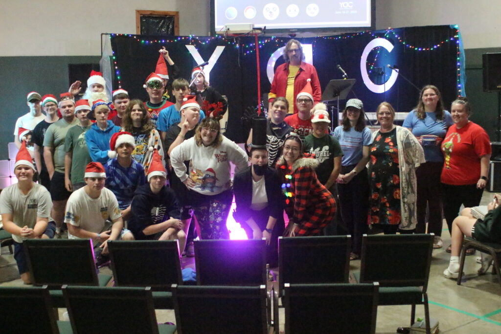 people posing with costumes